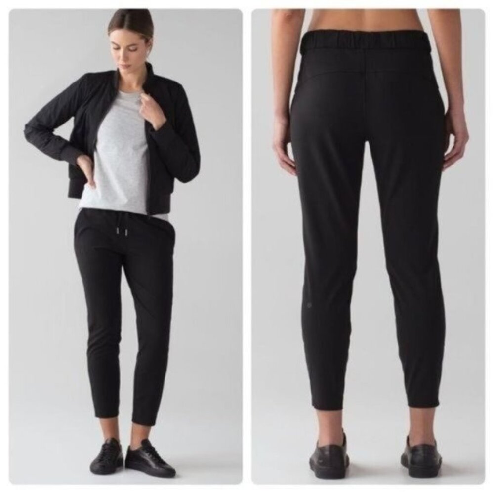 Lululemon On The Fly Pants Black size 4 27''